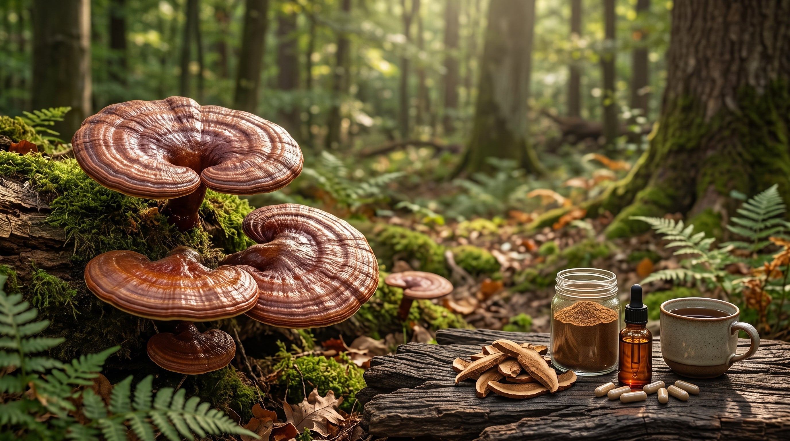 Grzyby Reishi (Lakownica żółtawa): Właściwości, działanie i zastosowanie