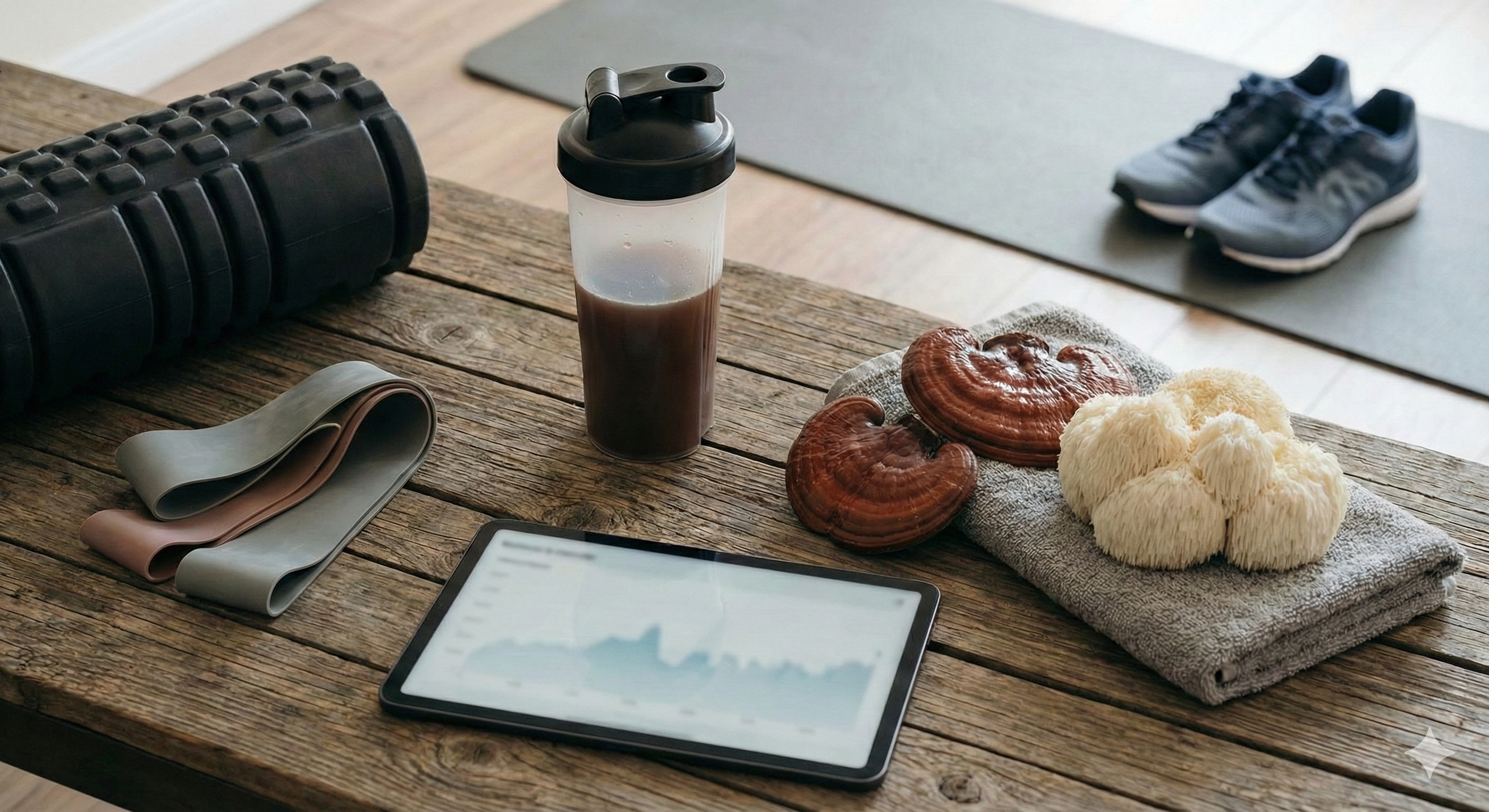 Regeneracja po treningu – rola Reishi i Lion’s Mane w biohackingu sportowym