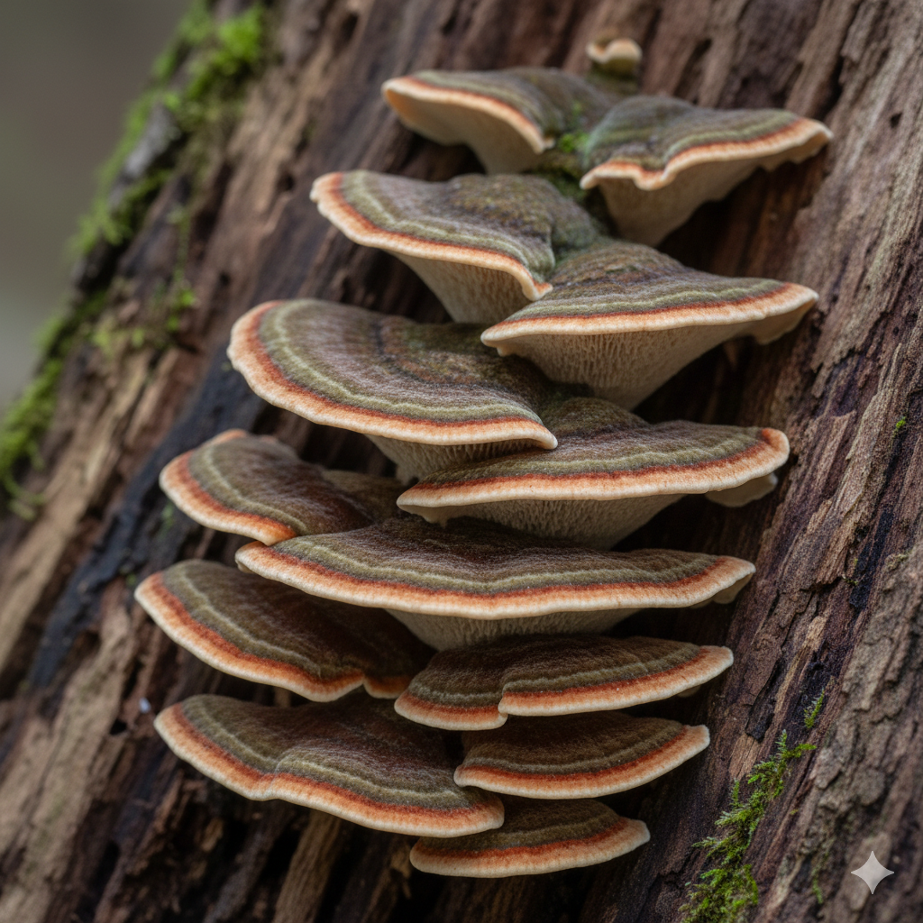 Kompletny przewodnik po wrośniaku różnobarwnym (Trametes versicolor)