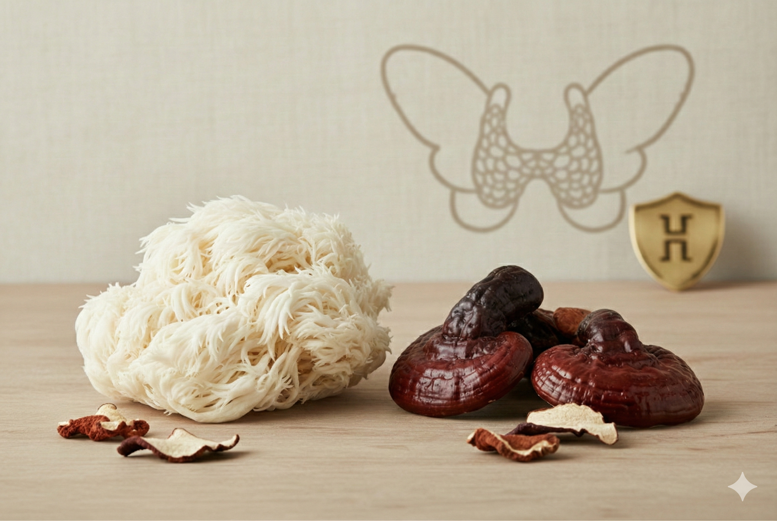 Hashimoto a grzyby funkcjonalne – Reishi i Lion's Mane jako potencjalne naturalne wsparcie tarczycy