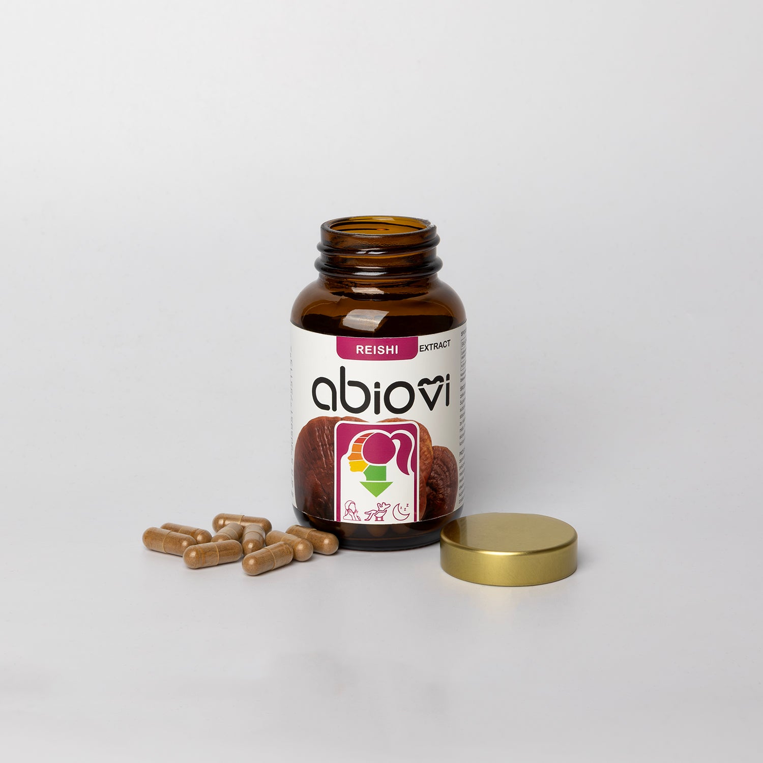 Reishi (Lakownica żółtawa) ekstrakt 18:1 - 60 kapsułek