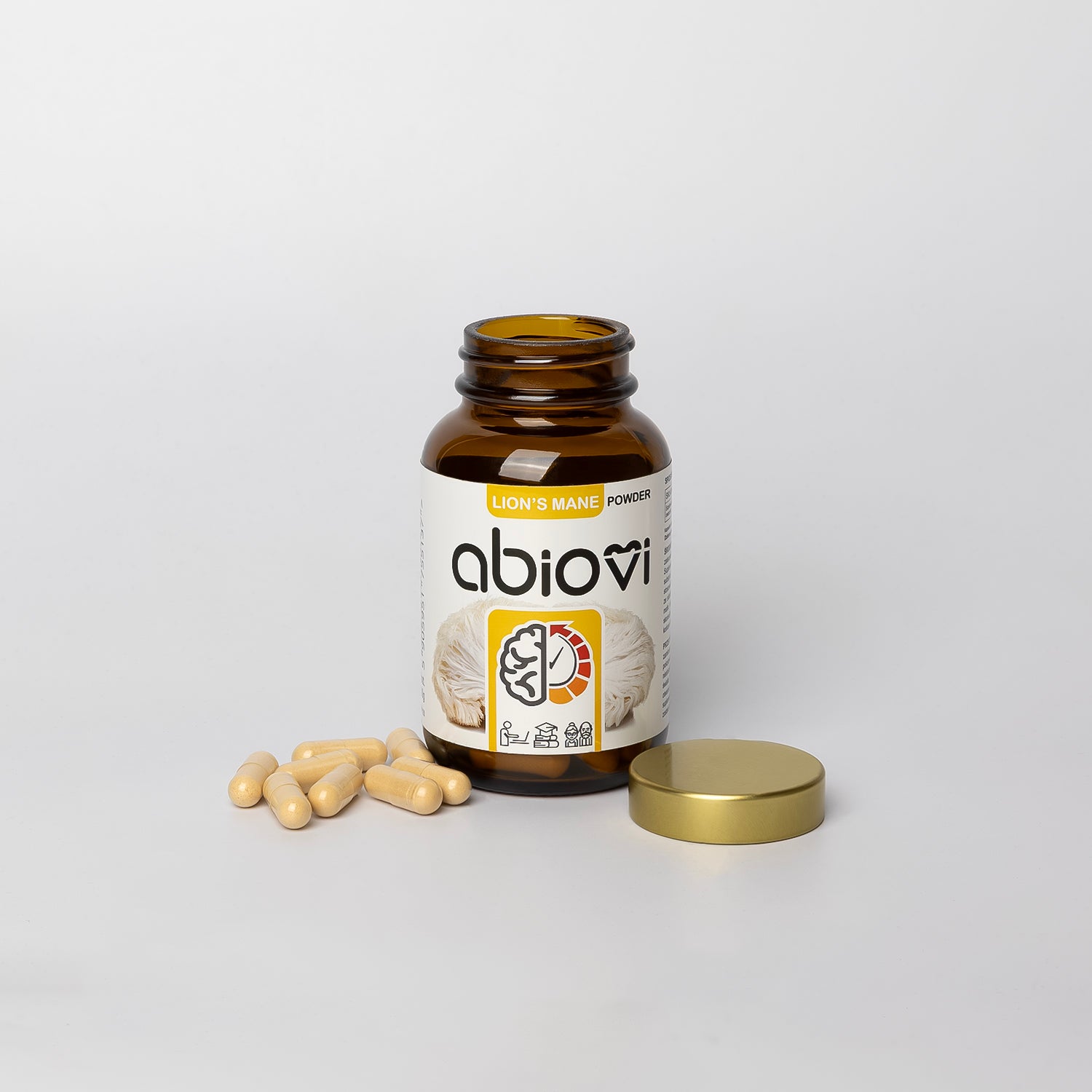 Lion's Mane (Soplówka jeżowata) mushroom powder - 60 kapsułek