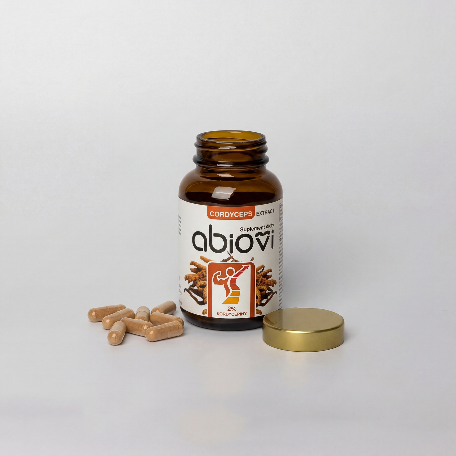 Cordyceps (Maczużnik chiński) ekstrakt - kordycepina 2% - 60 kapsułek